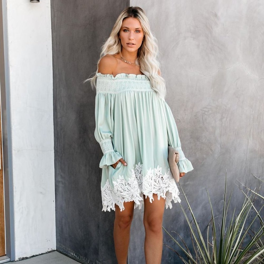 VICI Collection Zuri Dress Mint